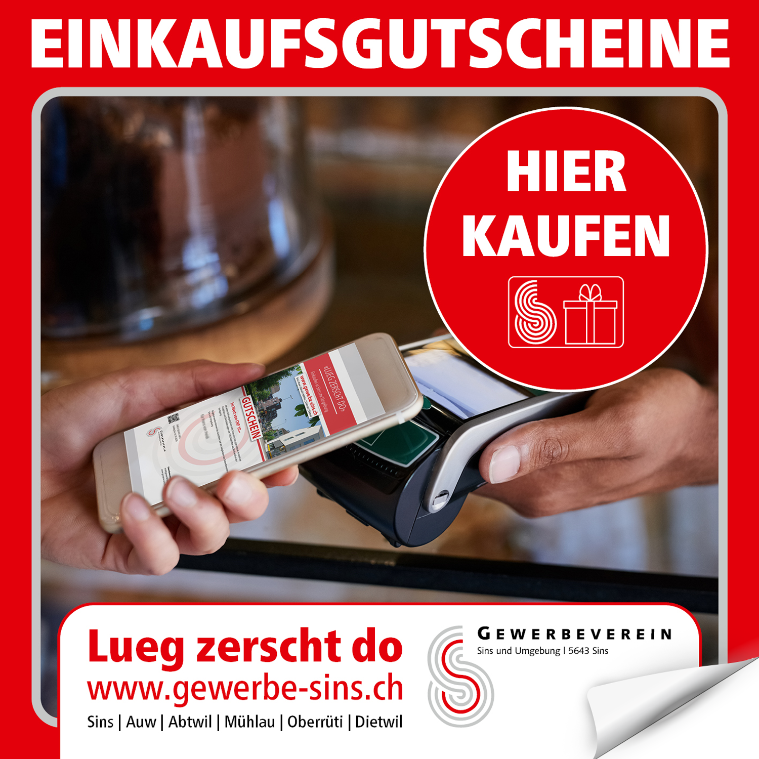 Lueg zerscht do - Gewerbeverein Sins und Umgebung